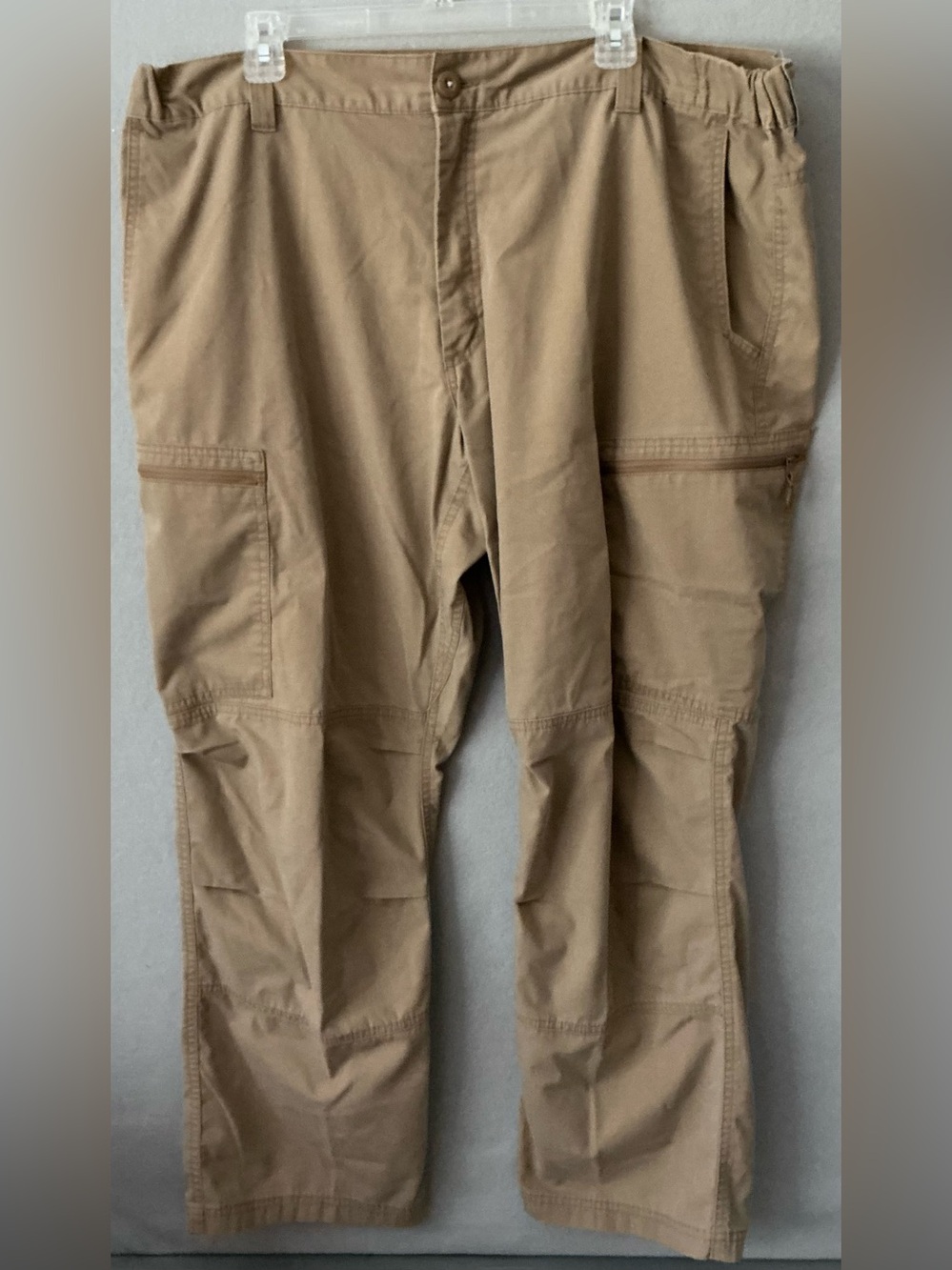 LA Police Gear Core Stealth Tactical Cargo Pants 42X30 Khaki Ripstop Coyote